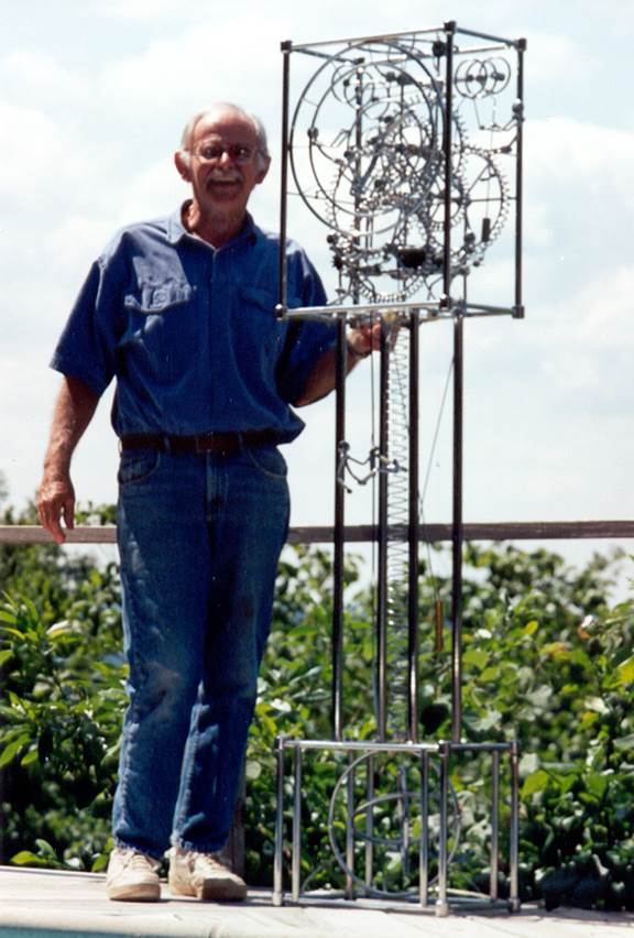 Grandfather Clocks, Motion Clocks Six Foot Clock by Gordon Bradt